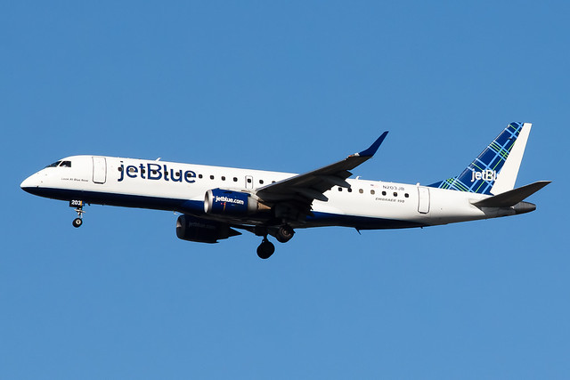 JetBlue Airways | N203JB | Embraer 190AR (ERJ-190-100IGW) | JFK | KJFK