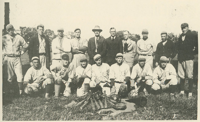 Kouts Bull Dogs Baseball Team, 1925 - Kouts, Indiana