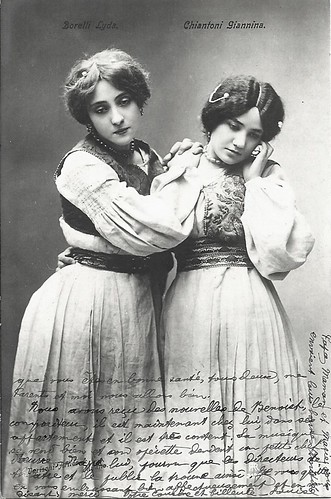 Lyda Borelli and Giannina Chiantoni in La figlia di Jorio