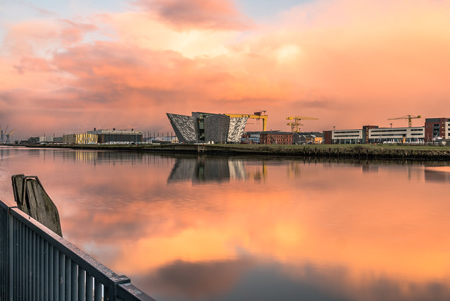 Titanic Museum Sunset, Belfast