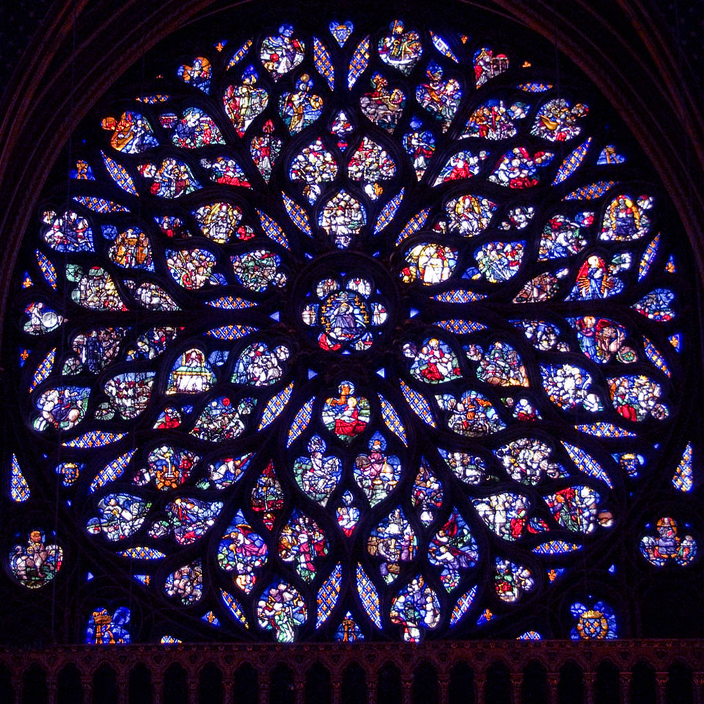 Rita Crane Photography: Rose Window, La Sainte Chapelle, Paris