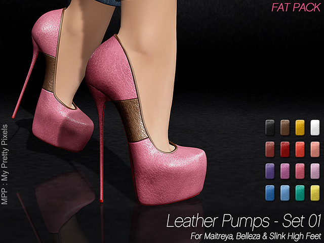 MPP Mesh - Leather Pumps - FatPack