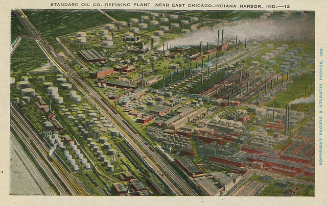 Standard Oil Company Refining Plant, circa 1930 - East Chicago, Indiana
