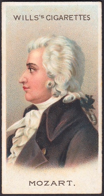 Cigarette Card - Wolfgang Amadeus Mozart