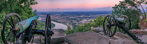 america blue buildings cannon chattanooga chickamaugachattanooga city cityscape civilwarmemorial clouds dusk famousplace green internationallandmark lookoutmountain moccasinbend nps nationalmilitarypark northamerica panorama pink places pointpark purple red river rocks sunset tennessee tennesseeriver touristattraction traveldestination travelandtourism trees usa unitedstates water aatv03gs aatv04gs