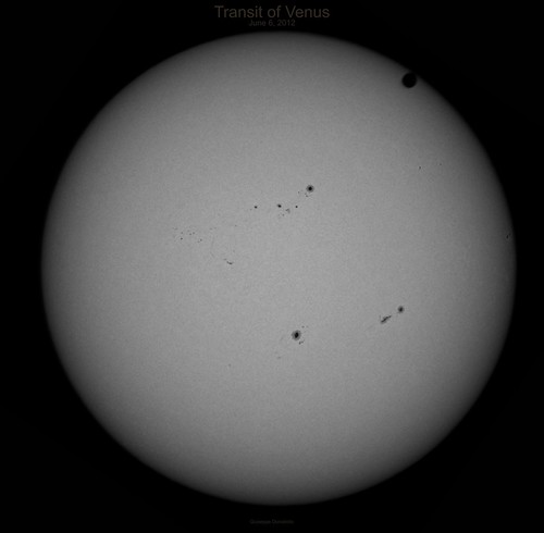 2012 Transit of Venus by gjdonatiello, 2012 Transit of Venus
Credit: Giuseppe Donatiello
The last Transit of Venus occurred on 5/6 June 20