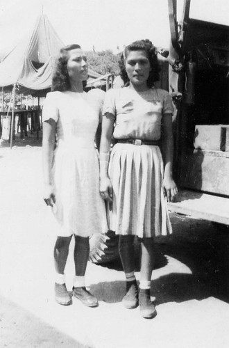 Two Young Women on Guam, 1944