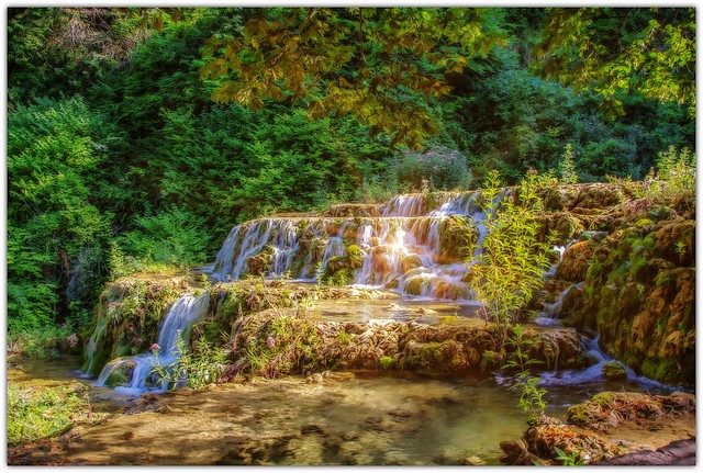 Fairytale waterfall