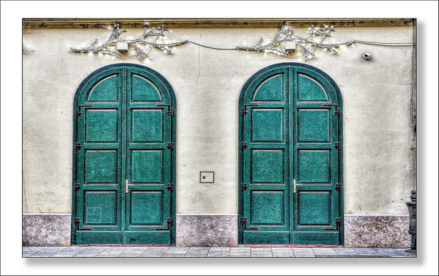 Doorways, Váci utca, Budapest, Hungary