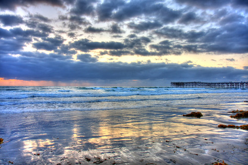 Pacific Beach Sunset - 3/9/2010 by San Diego Shooter
