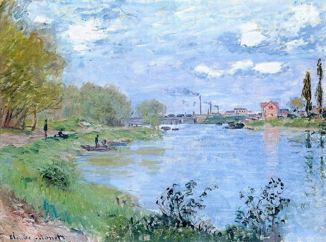 Les Bords de la Seine à la Grande Jatte (C Monet - W 460)