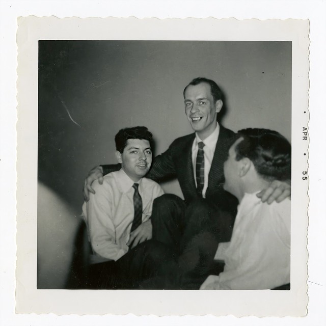 Lee Cantrell, Jack Elton, and Frank Bushong, spring 1955
