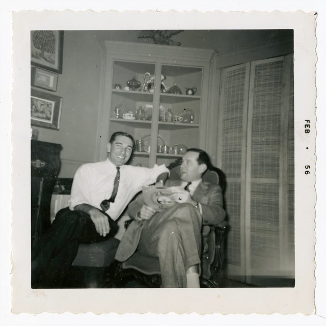 Frank Bushong and Paul Lammers, Andover, January 29, 1956