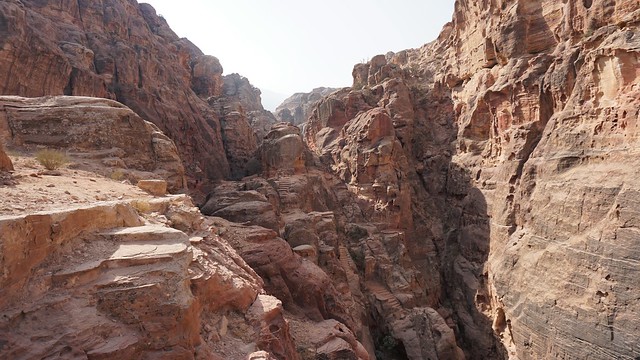 The Danqur al-Khazneh, the Treasury (al-Khazneh), Petra, Jordan.