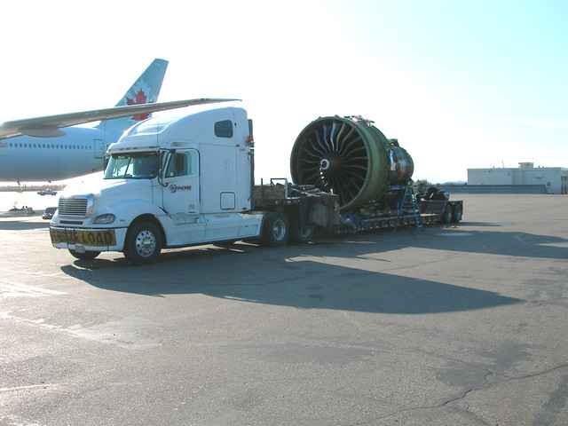 Jet engine delivery