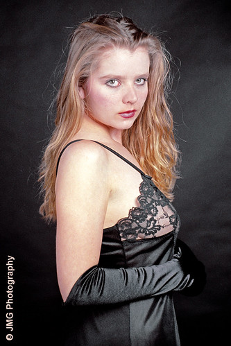 glamour portrait longhair teen lingerie sexylingerie gloves studio standing blonde