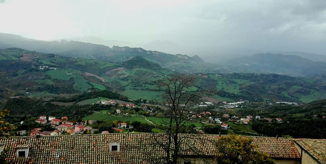 panorama da San Marino   - Italia Centrale