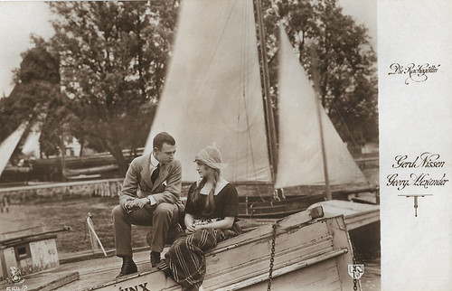 Gerd Egede-Nissen and Georg Alexander in Die Rachegöttin (1918)