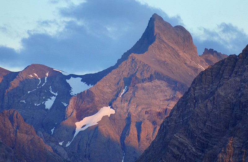 20180713-019F1 | Die Parseier Spitze (3036 m), höchster Gipfel der Lechtaler Alpen und einziger Dreitausender der Nördlichen Kalkalpen. Tirol, 13.07.2018