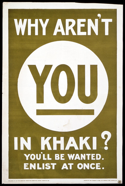 Why aren't you in khaki?
