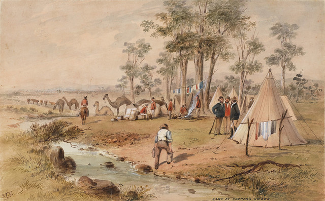 Camp at Cooper's Creek, Samuel T Gill