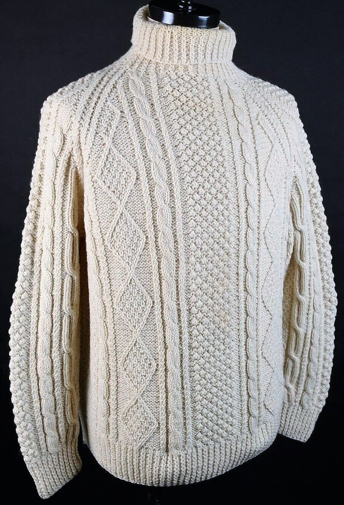 Turtleneck aran wool sweater | Mytwist | Flickr