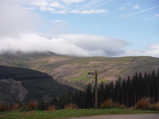 Clouds Rolling Down from the Waun Rydd SWC Walk 332 Llangynidr to Bwlch or Circular