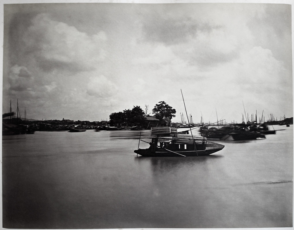Hotz collection: Guangzhou, Another View of a Flower Boat, ca. 1870