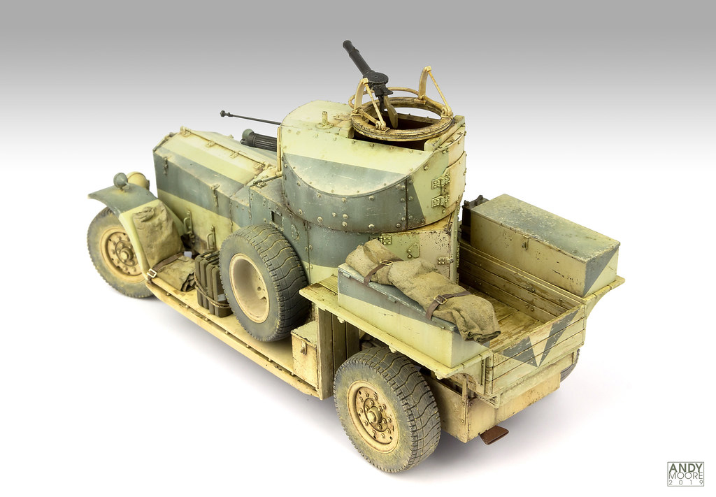 Petes Model World  Meng Rolls Royce Armoured Car Finished