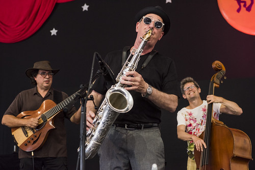 Astral Project play the Jazz Tent during Jazz Fest day 2 on April 26, 2019. Photo by Ryan Hodgson-Rigsbee RHRphoto.com