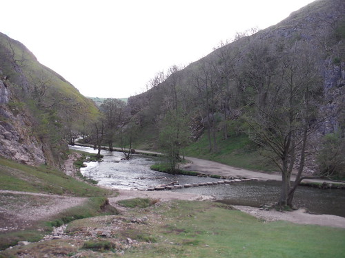 The Stepping Stones across the River Dove, Dovedale SWC Walk 326 - Dovedale (Ashbourne Circular)