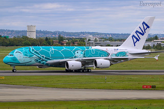 F-WWAF Airbus A380 All Nippon #2 | by @Eurospot