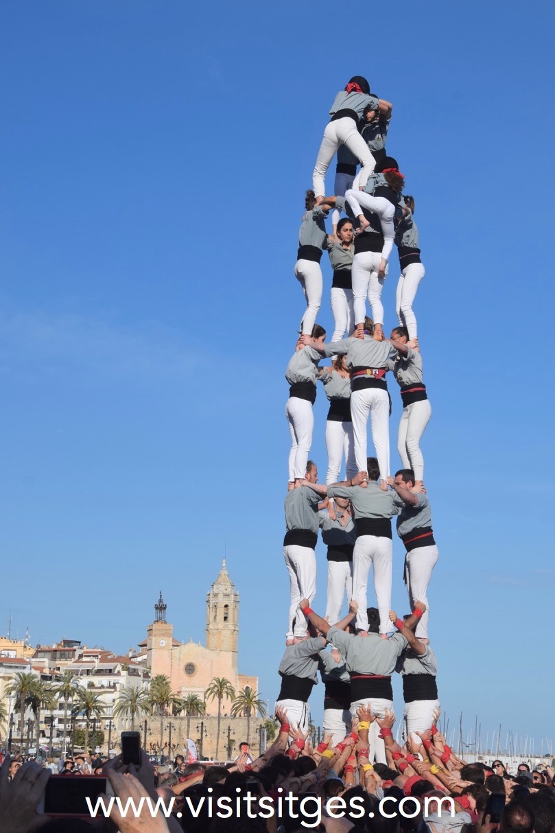 Diada de Sant Jordi de la Colla Jove de Castellers de Sitges 2019