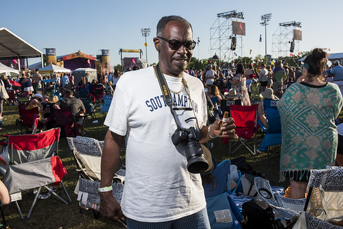 Greg Brown at his second Jazz Fest during day 3 on April 27, 2019. Photo by Ryan Hodgson-Rigsbee RHRphoto.com