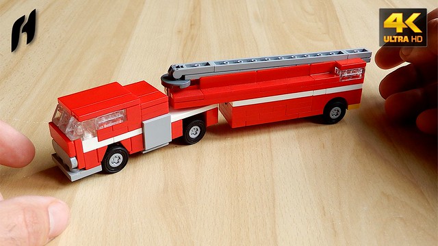 How to Build Lego Tiller Truck (MOC - 4K)