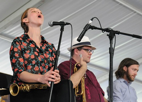 Aurora Nealand & the Royal Roses in Economy Hall at Jazz Fest on Saturday, April 27, 2019. Photo by Black Mold.