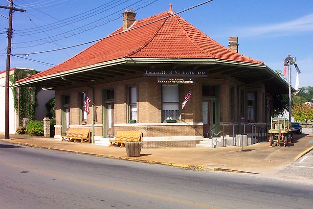 Talladega - Alabama - Louisville & Nashville R R Station  Depot -  Chamber of Commerce