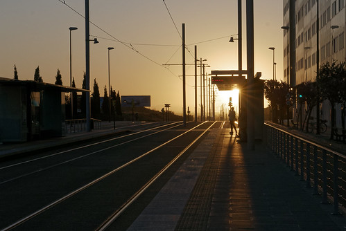 atardecer sunset travel station estación