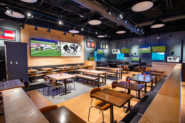 First Look: Buffalo Wild Wings Completes First Remodeled Sports Bar