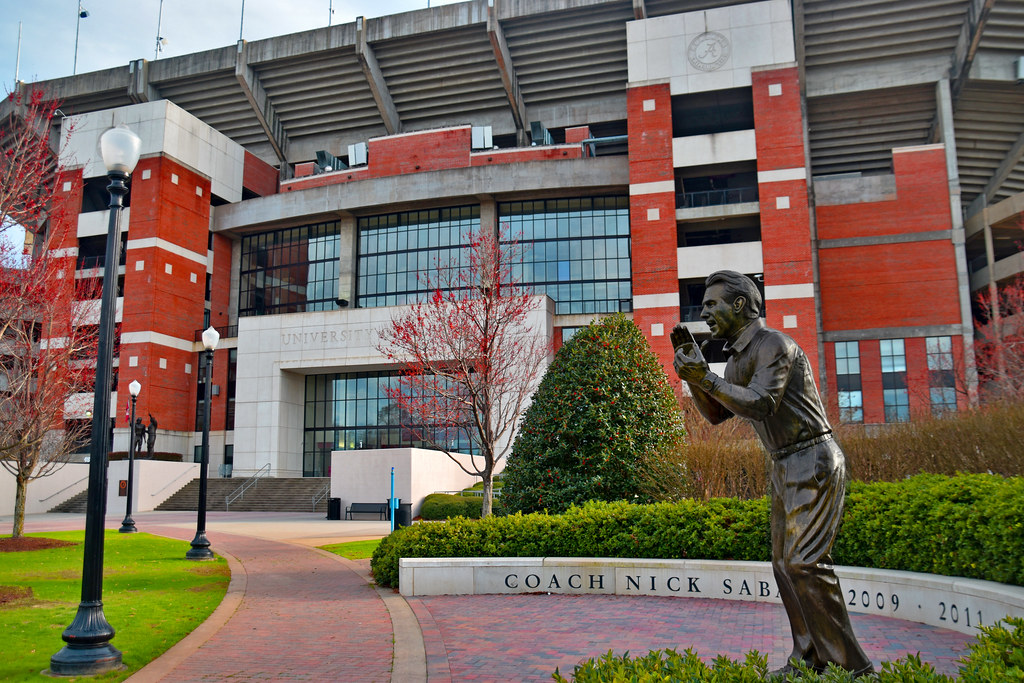 Coach Nick Saban Statue University Of Alabama Football