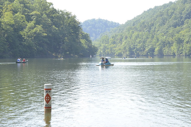 Paddleboat fun at Hungry Mother State Park in Virginia's mountains