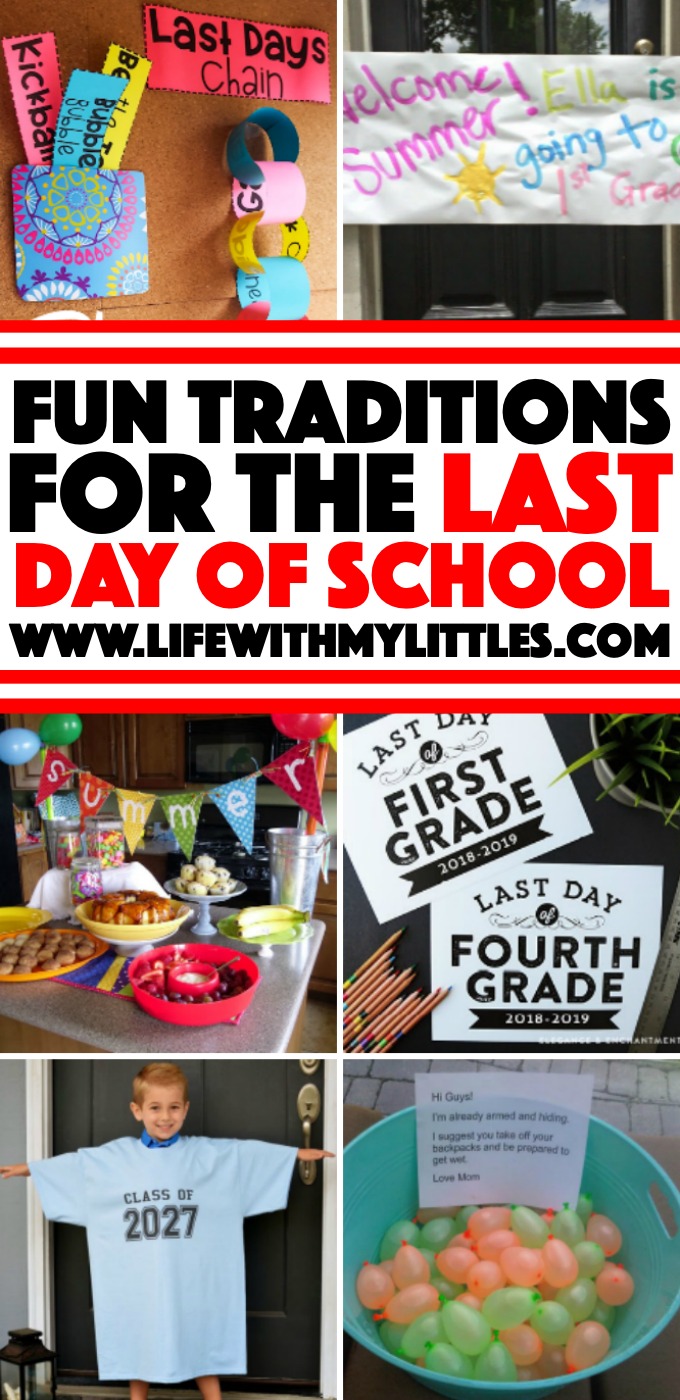 These fun traditions for the last day of school are so creative! If you're looking for a fun way to celebrate your child's last day of school, check out this great list!