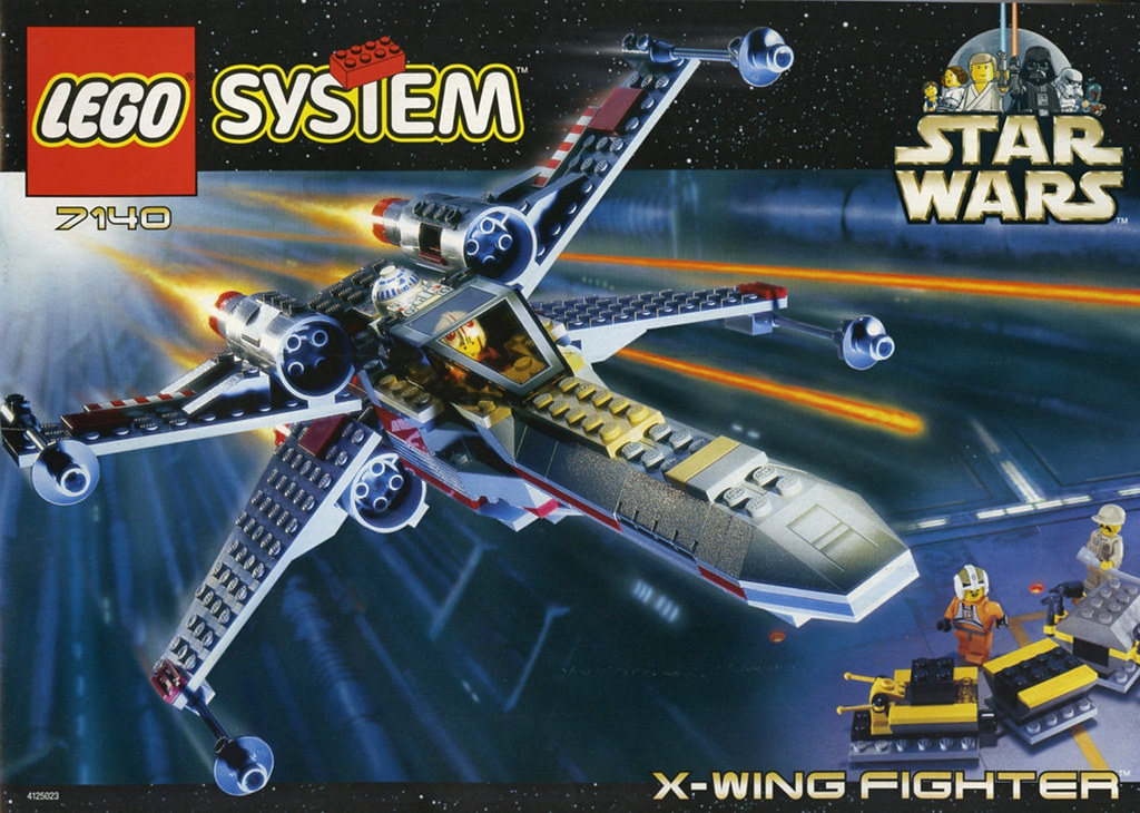 skillevæg disk gidsel LEGO 7140 X-wing Fighter review | Brickset