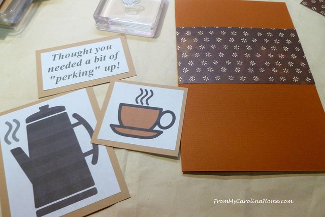 Coffee Theme Card at FromMyCarolinaHome.com