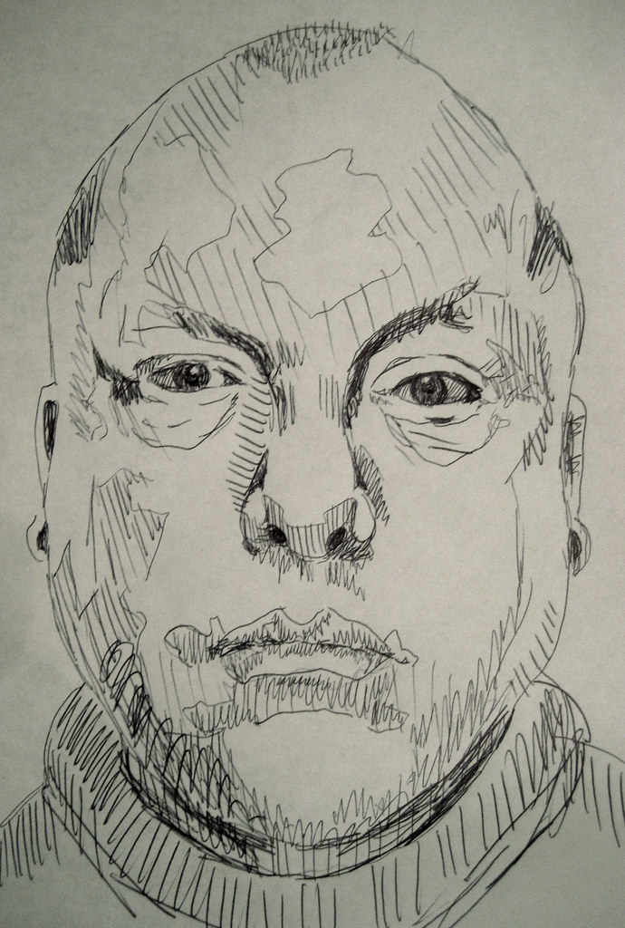 Frank Black | original portrait in ballpoint pen from 2010 b… | Flickr