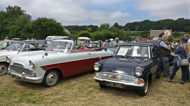 1966 Ford Anglia 105E and 1961 Ford Zodiac Mk2 Convertible