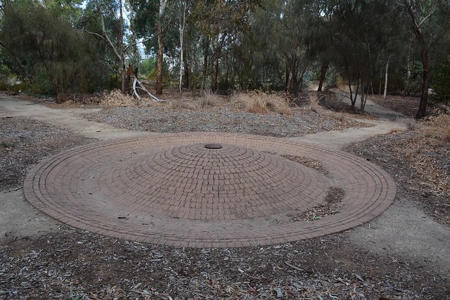Campbelltown River Torrens Linear Path / sculpture Bulto Ityangga Traces. South Australia