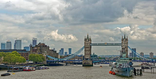 Tower Bridge (Docklands in the background) Panasonic S1 & Lumix S 24-104mm f4 ( Dxo Edited)