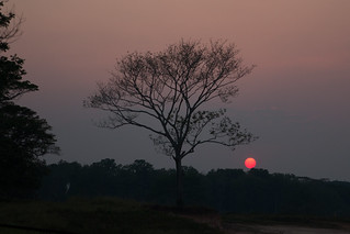 Sonnenuntergang in Palenque