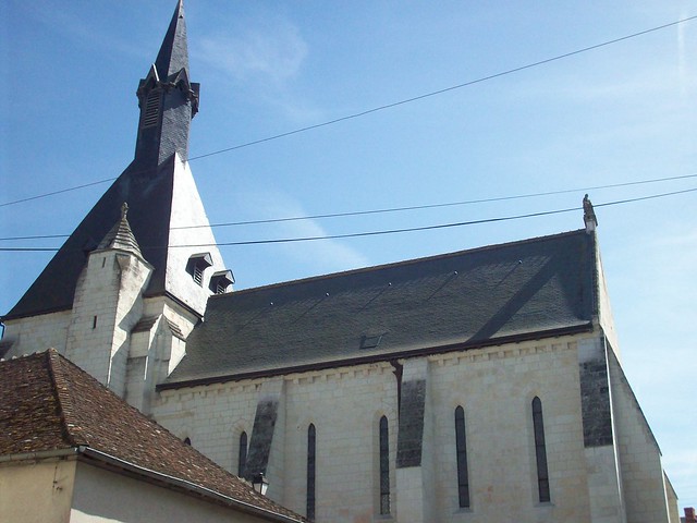 Eglise de Nouans-les-Fontaines, Indre-et-Loire.